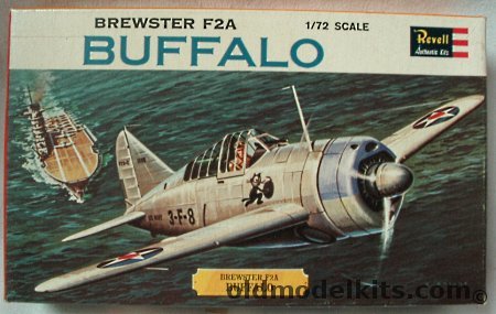 Revell 1/72 Brewster Buffalo F2A USN, H636-50 plastic model kit
